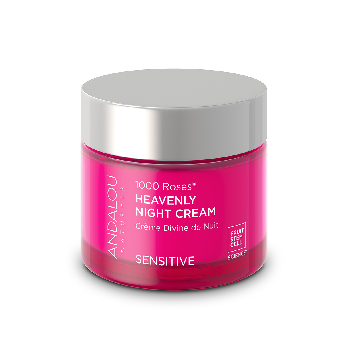 Kem Dưỡng Ban Đêm Cho Da Nhạy Cảm Andalou Naturals 1000 ROSES Heavenly Night Cream 50g