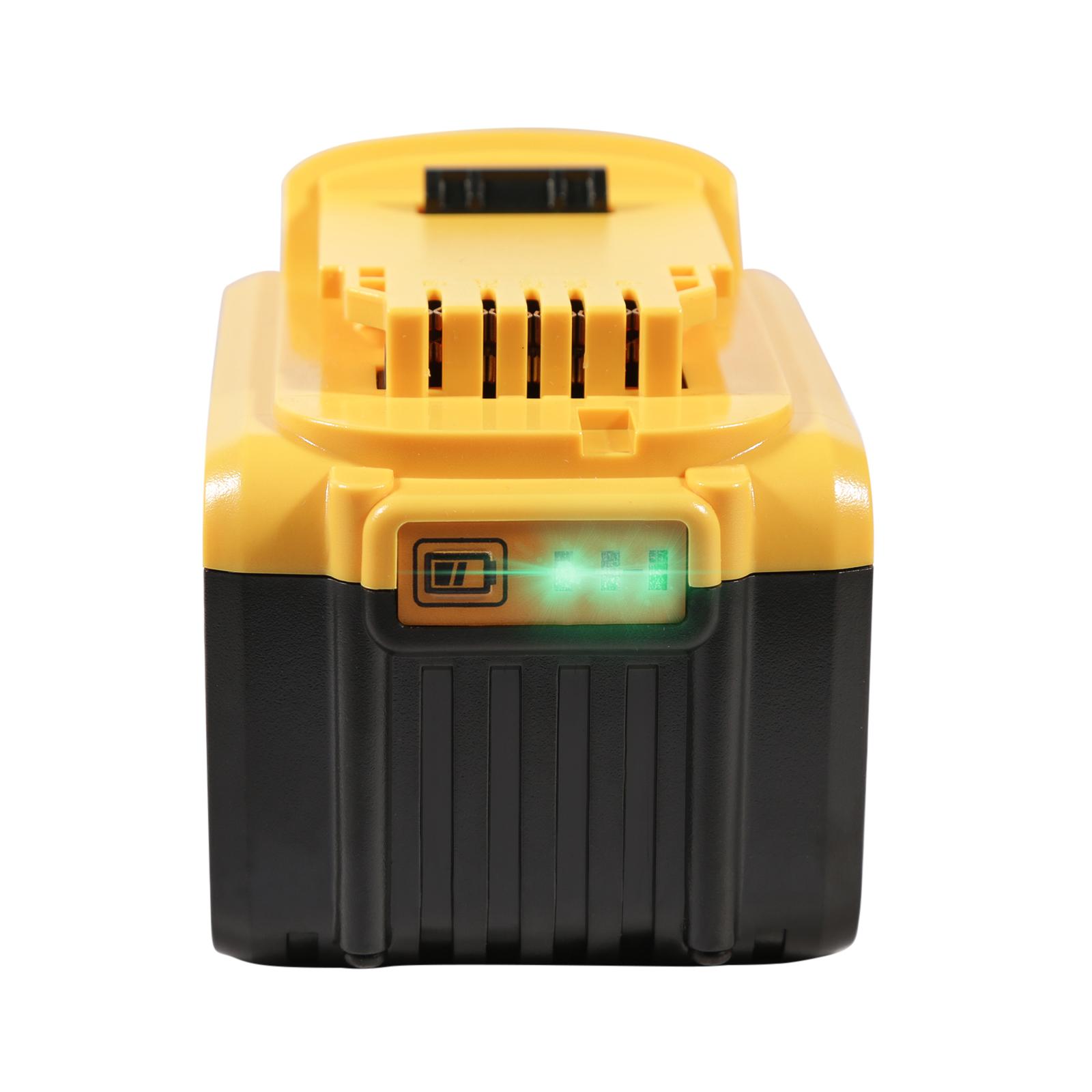 10000MAH Cho Dewalt DCB200 20V 6.0ah/9.0ah/10.0ah Pin Thay Thế Tương Thích Với Cho Dewalt 18V/20V Dụng Cụ Pin + Bộ Sạc Màu sắc: 1 Bộ Sạc