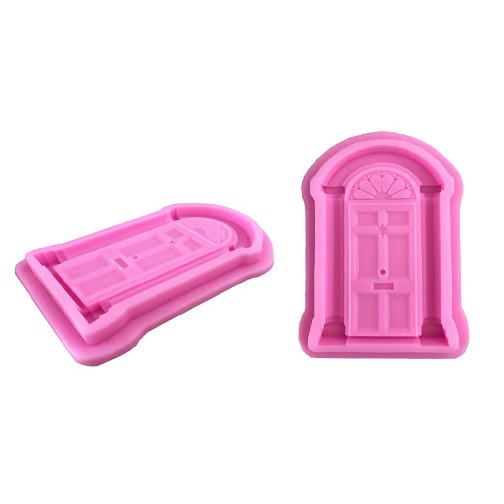 3D Door Silicone Mould Cake Mold for DIY Baking Sugarcraft Mold Decoration