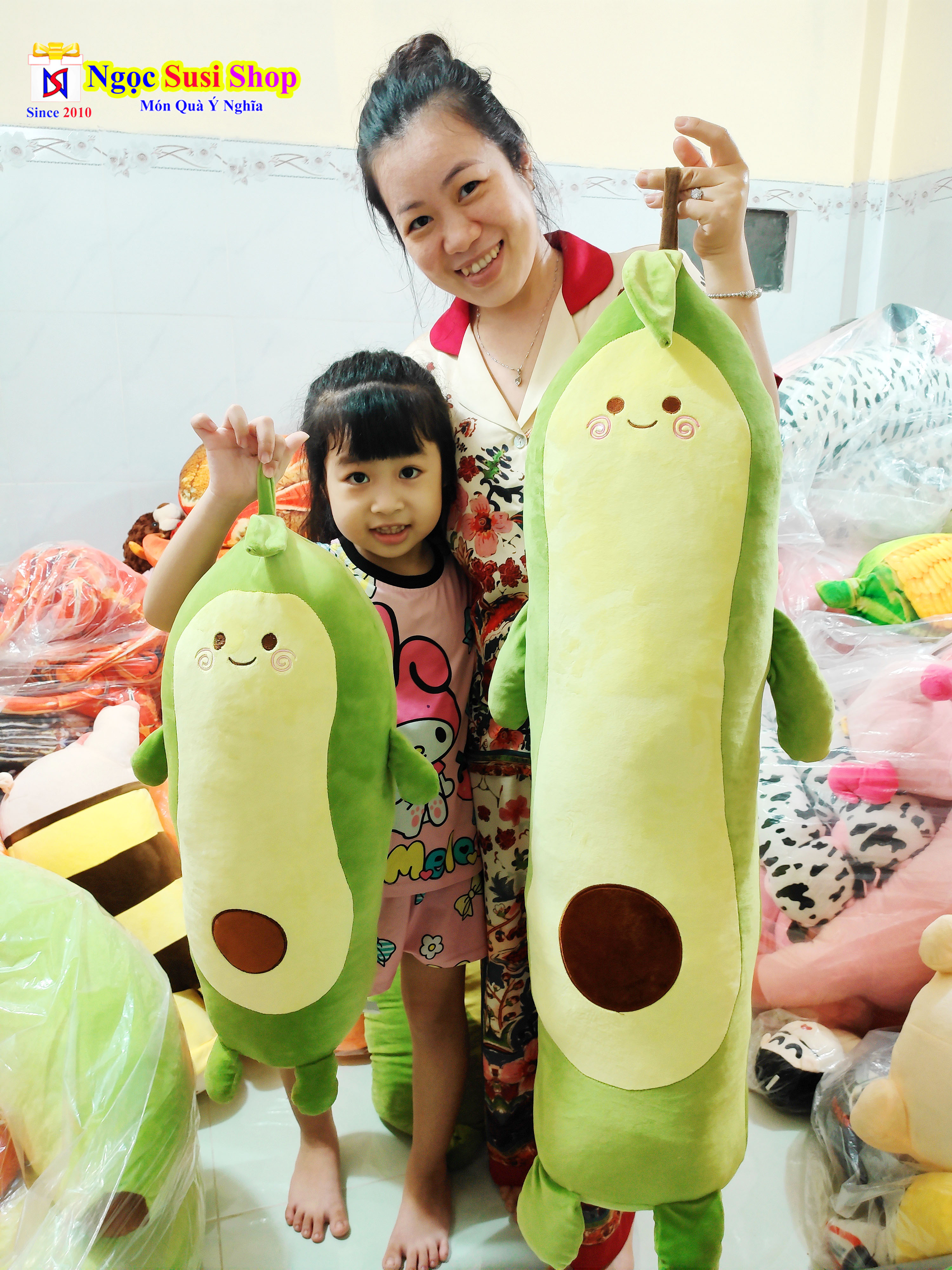 THÚ BÔNG TRÁI BƠ SIÊU DÀI CỰC MỊN - CAO CẤP CÓ CR