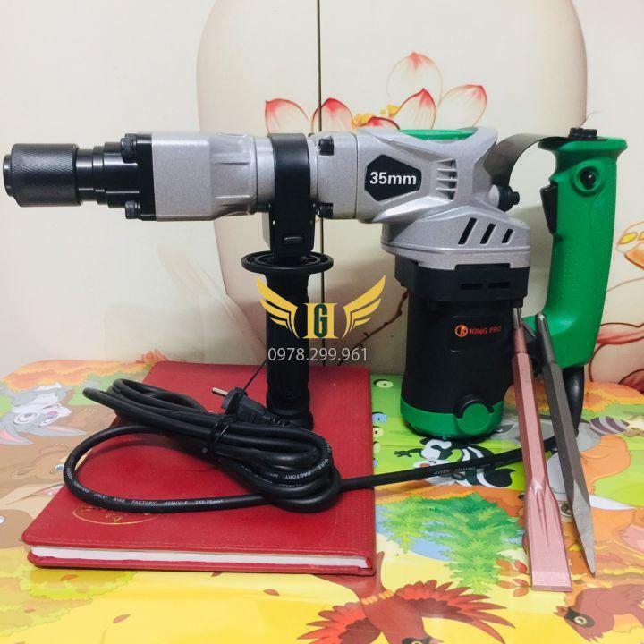 Máy Chuyên Đục Bê tông KINGPRO 17 Ly 1800W 17-35mm+Tặng 2 mũi đục