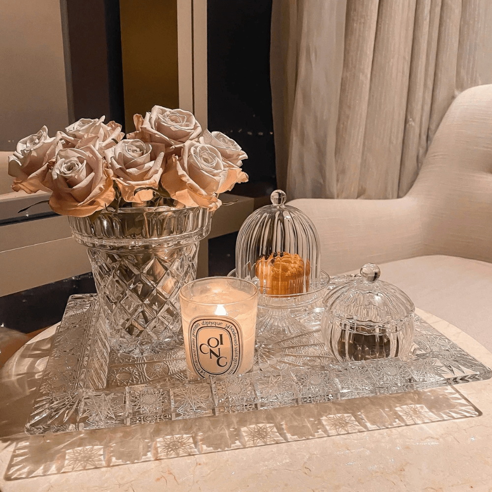 Đĩa chân đế có nắp IVV Sahara 12.5cm hàng chính hãng