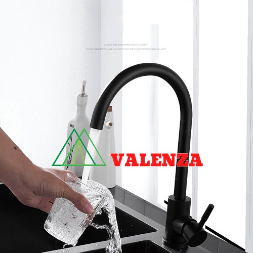 Vòi nước rửa chén nano kháng khuẩn Valenza inox 304 cao cấp vòi rửa chén bát nano kháng khuẩn cao cấp Valenza sus 304