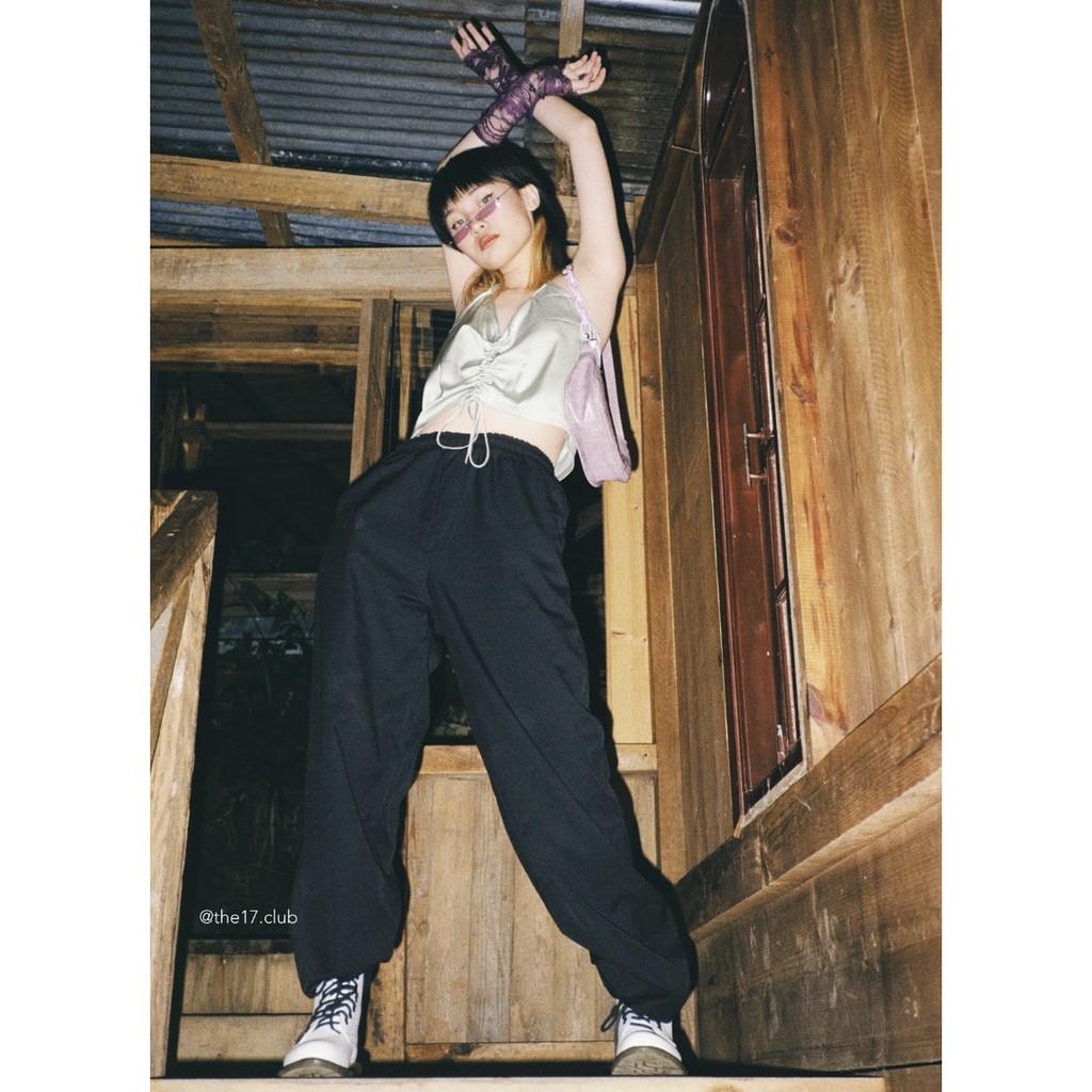 Quần KAKI PANTS - Quần Kaki lưng thun ống rộng nam nữ