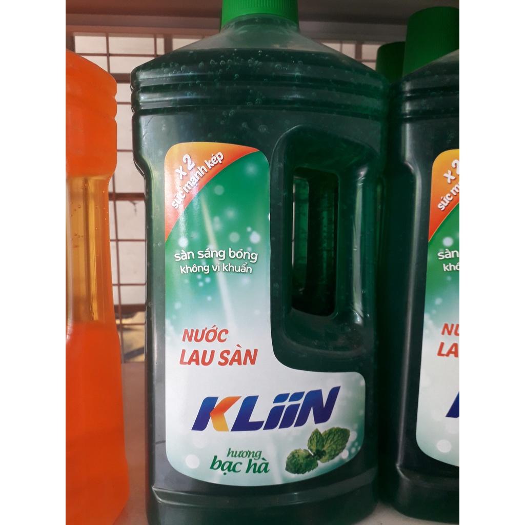 NƯỚC LAU SÀN KLIIN HƯƠNG BẠC HÀ can lớn 2 lít