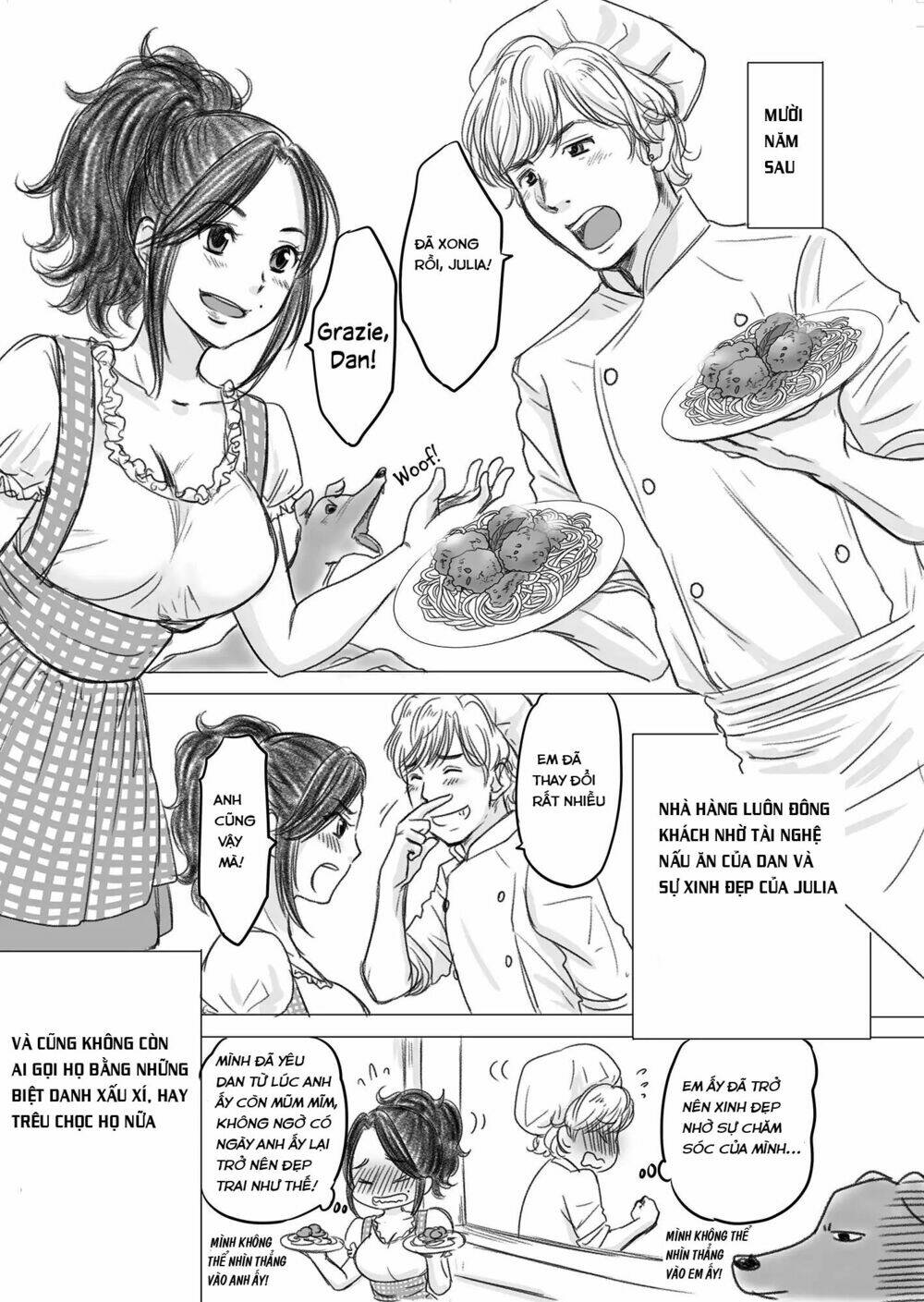 cô bé gầy gò và cậu bé mũm mĩm chapter 1 5