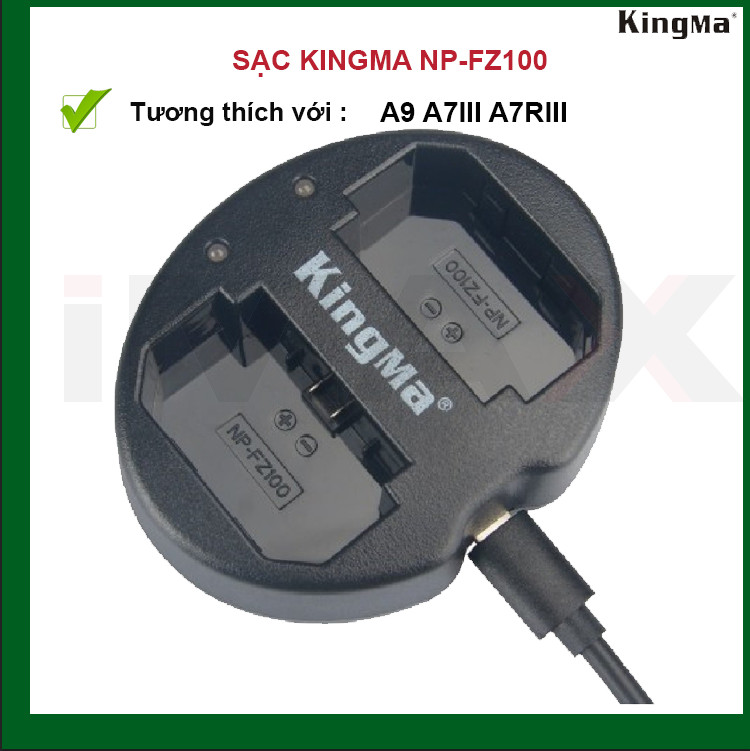 PIN SẠC KINGMA THAY THẾ CHO PIN MÁY ẢNH SONY NP-FZ100 - HÀNG CHÍNH HÃNG