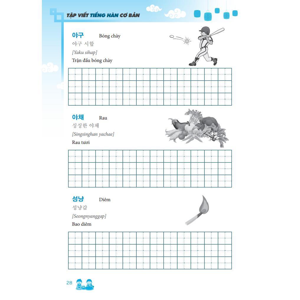 Sách - Tập Viết Tiếng Hàn Cơ Bản - Minh Thắng