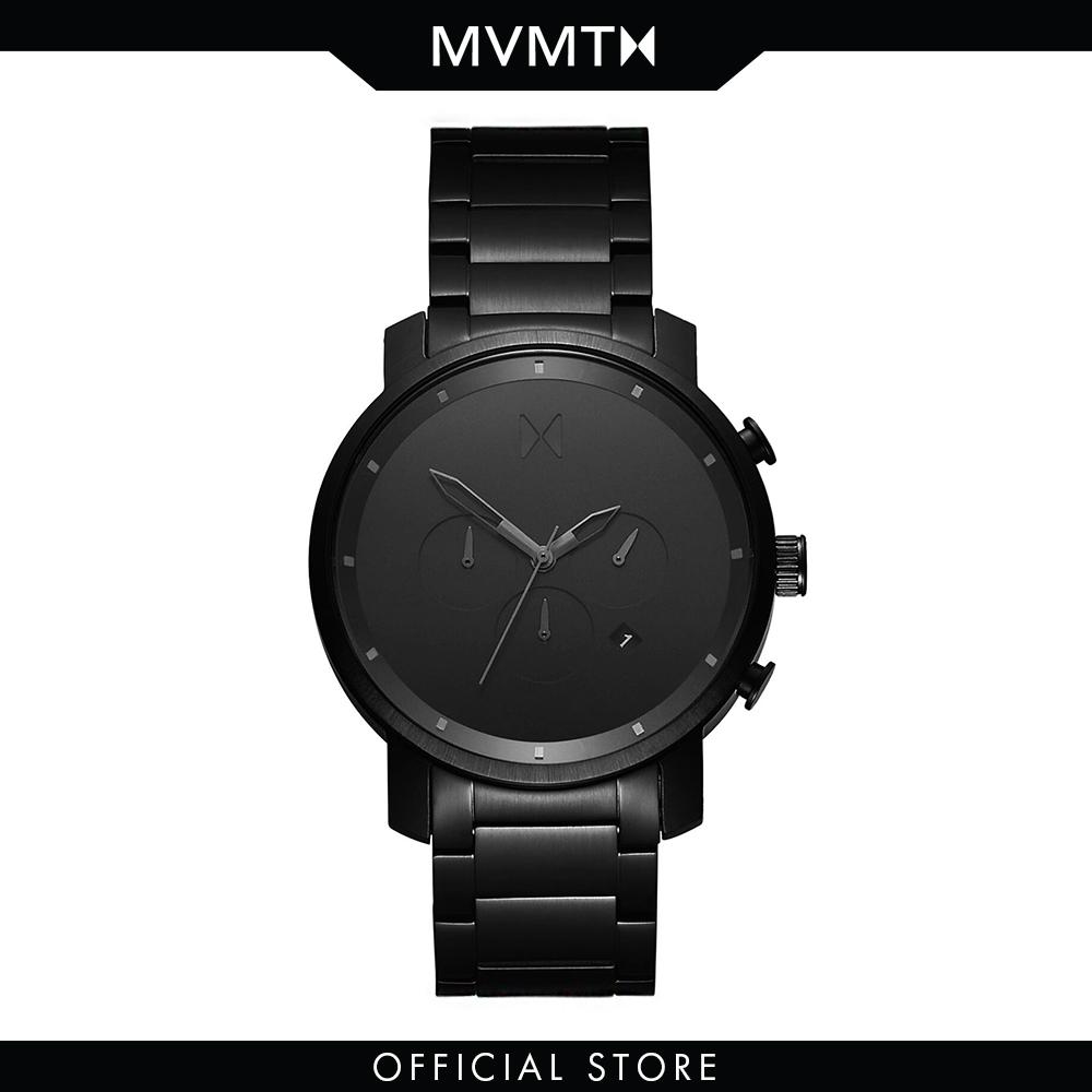 Đồng hồ Nam MVMT dây thép không gỉ 45mm - Chrono D-MC01BB