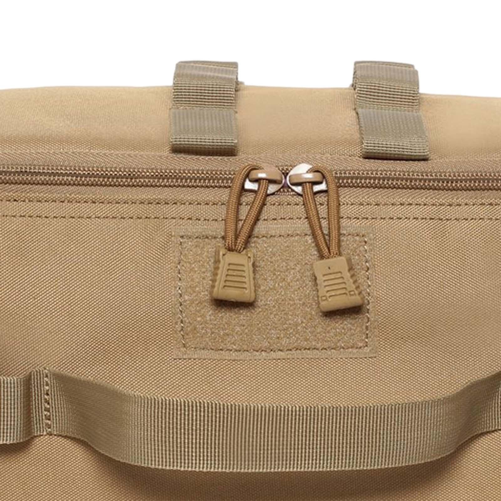 2 Pieces Oxford Cloth Outdoor Bag Picnic Tool Organizer Yellow and Black