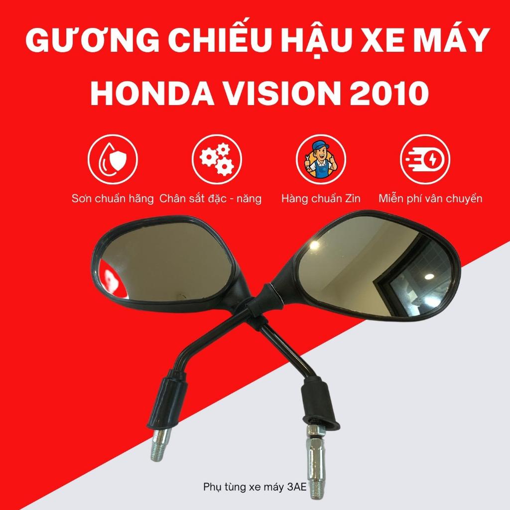 Gương chiếu hậu xe Honda Vision loại chân 8 &amp; 10 ly - Chân 8 ly