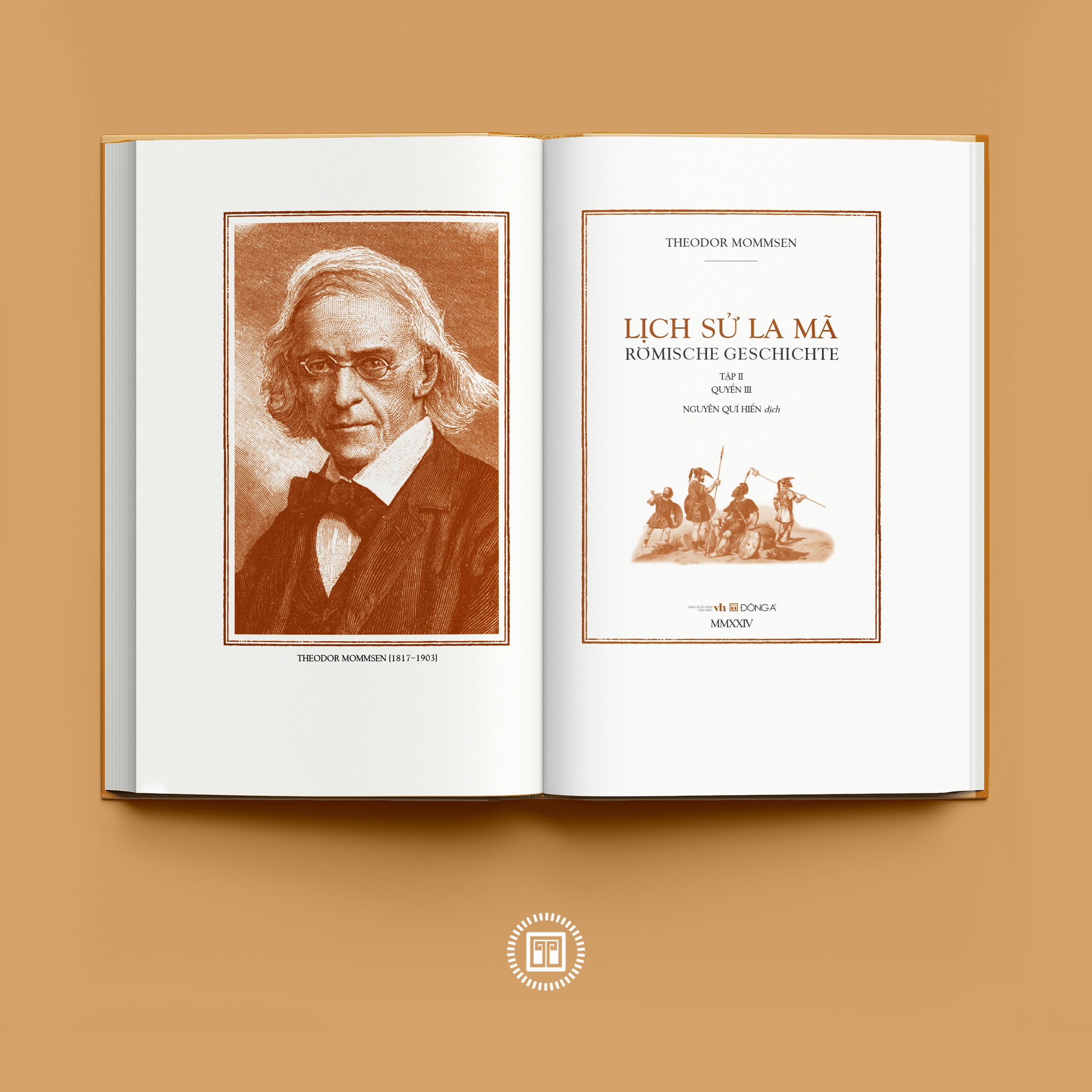 (Combo 2 tập) [bìa Heritage Library Buckram] [Tủ sách trăm năm Nobel] LỊCH SỬ LA MÃ - Theodor Mommsen - Tập I (Quyển I – II) và Tập II (Quyển III) – Đông A