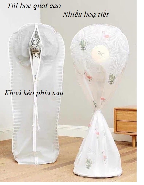 Túi Bọc Quạt Cây Có Khoá Kéo/Túi Bọc Đồ Chống Bụi Bẩn/Chụp Đậy Quạt Cây/ Chụp Quạt Quạt Điện /Túi Cất Đồ/Túi Bọc Bảo Vệ Quạt/ Túi Đựng Quạt Cây
