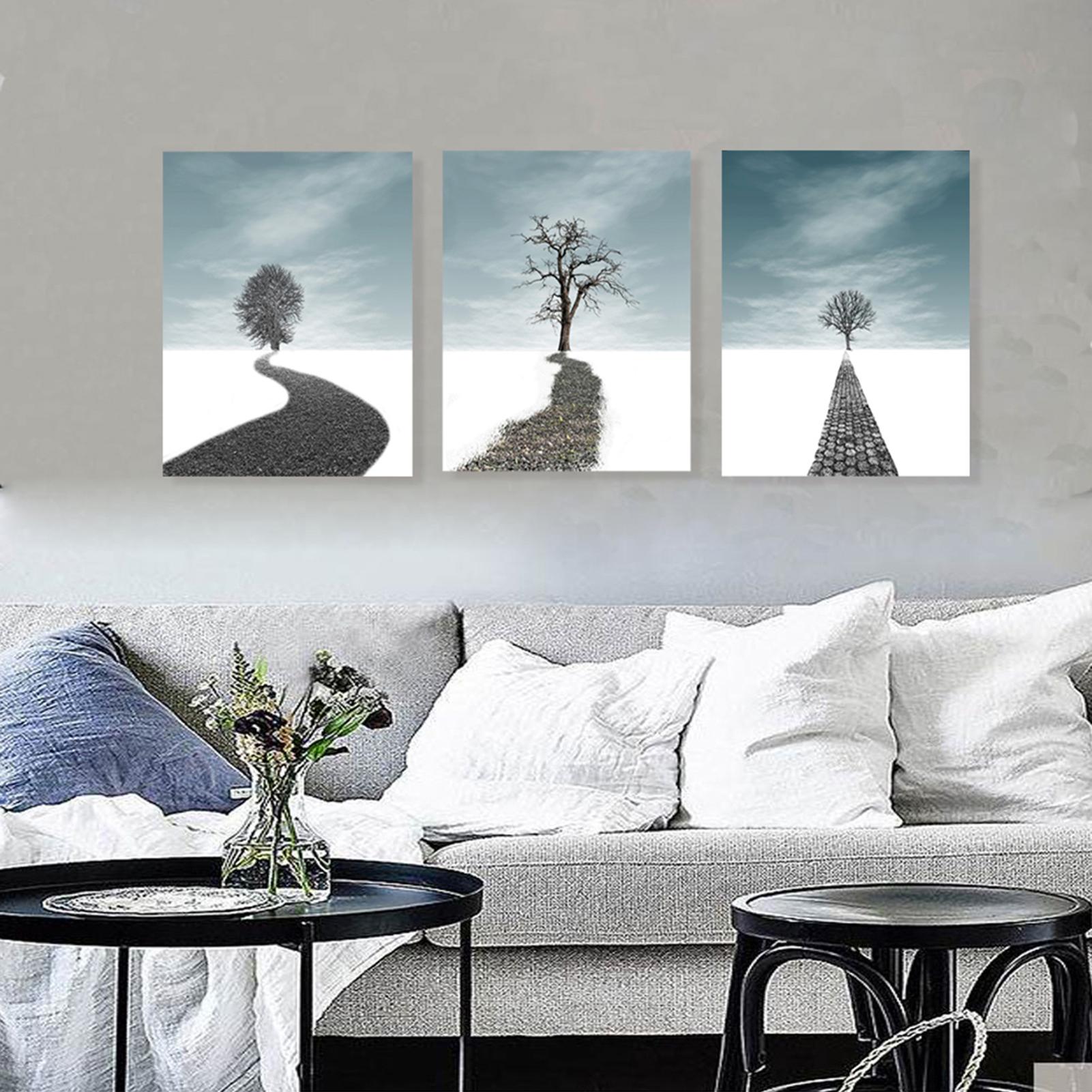 Tranh trang trí nhà cửa trên giấy canvas có khung