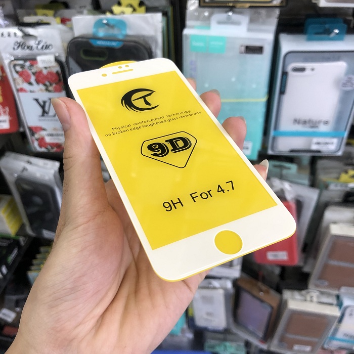 Tấm dán kính cường lực full màn hình 9D dành cho iPhone 7