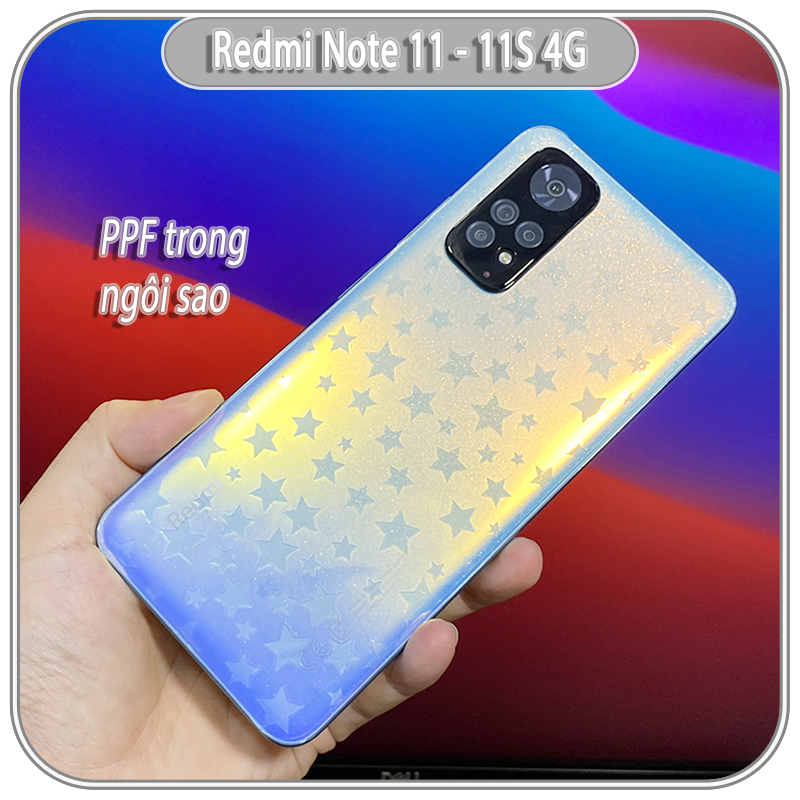 Miếng dán trong PPF hình ngôi sao cho Xiaomi Redmi Note 11 Series và ĐT khác