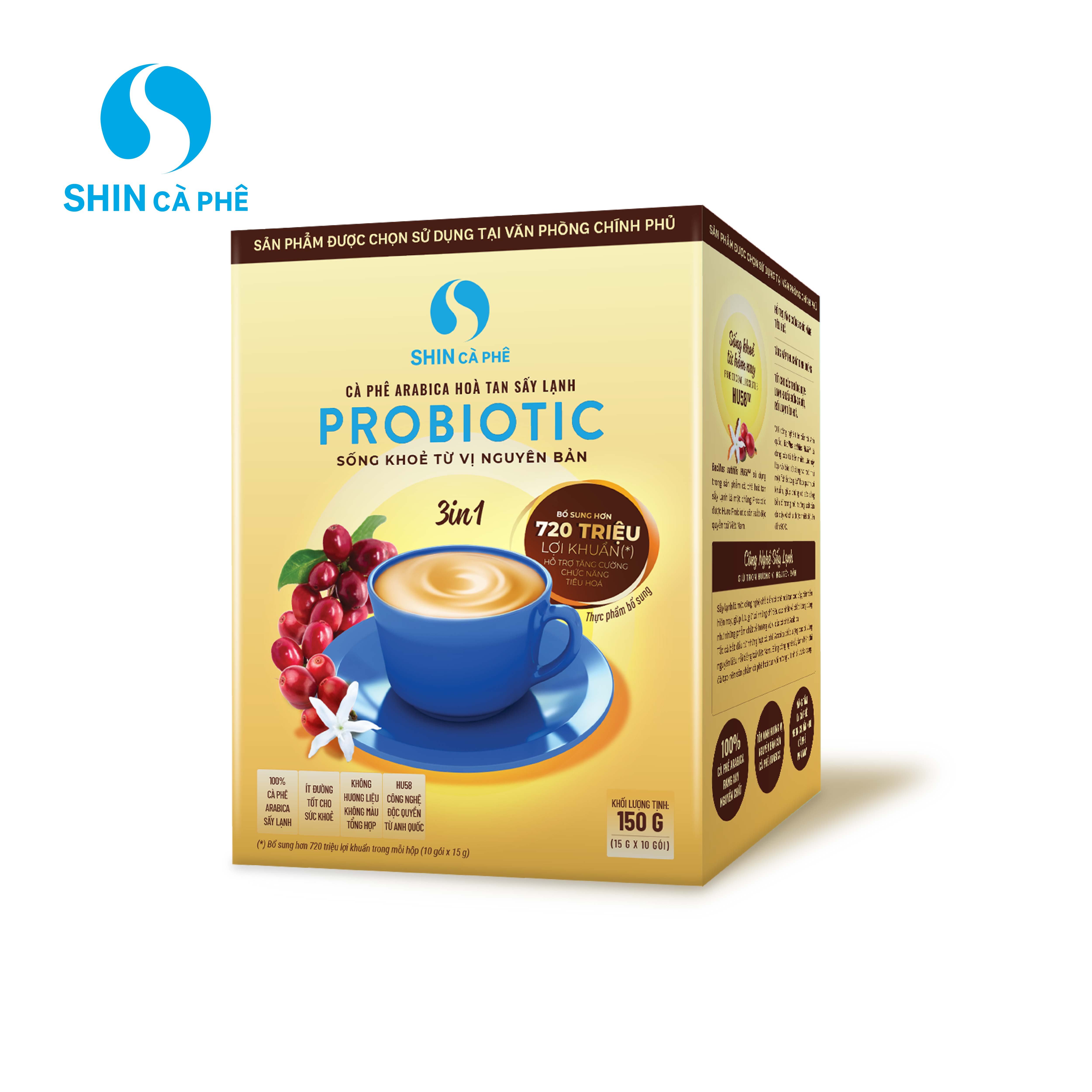 SHIN Cà Phê - Combo Sơn La và Khe Sanh - Phin giấy tiện lợi hộp 5 gói