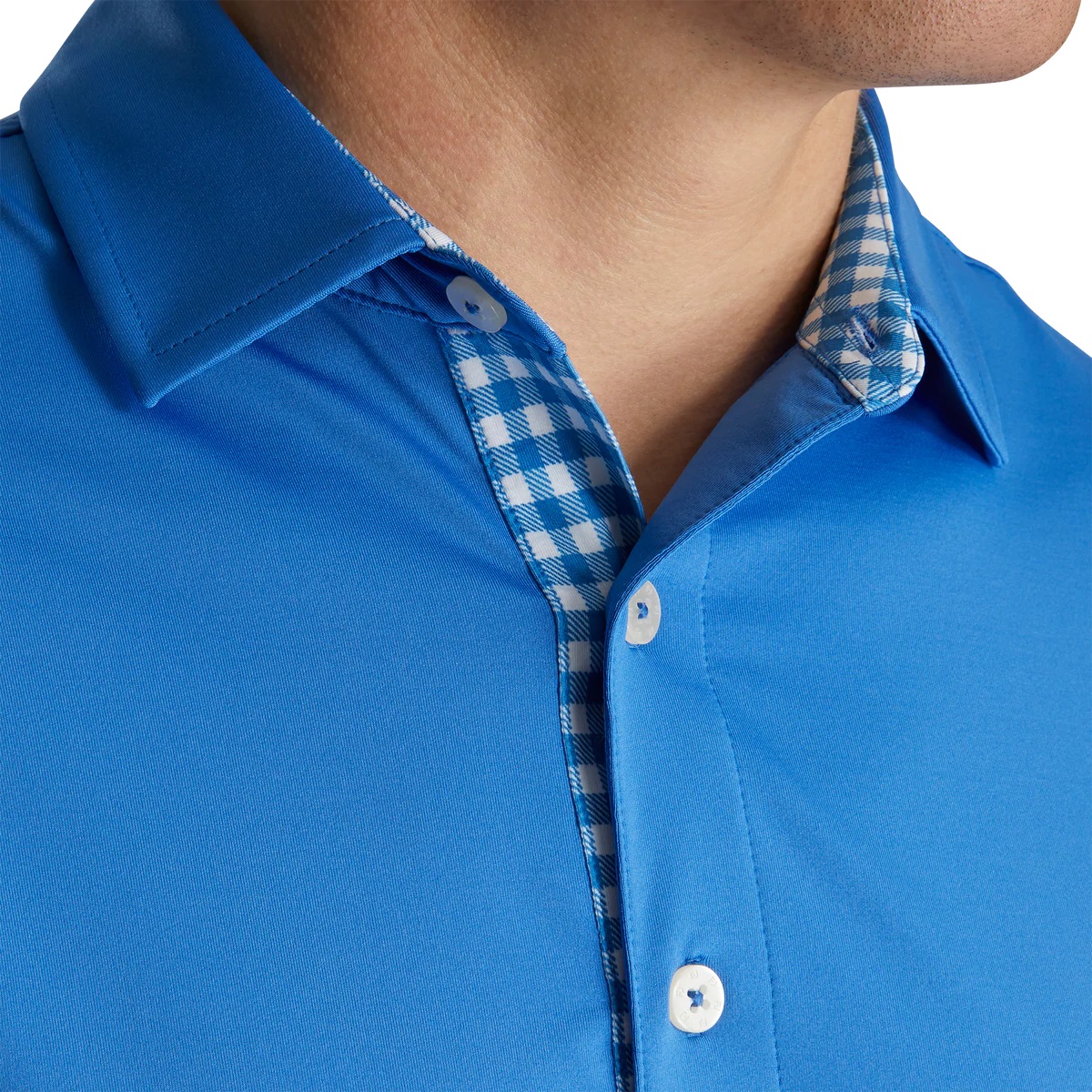 Áo Polo Golf Nam FJ Solid Lisle Gingham Trim-86420