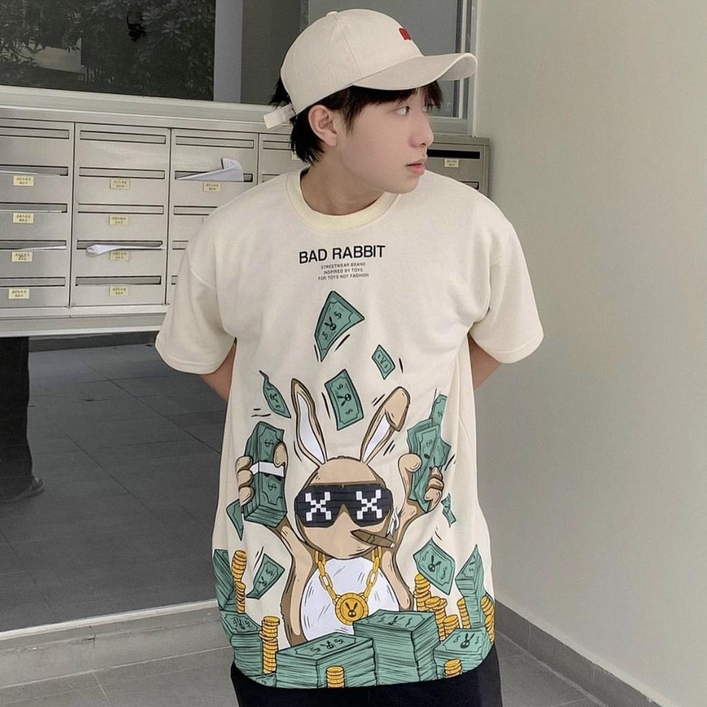 Áo Thun Local Brand Bad Habit Nam Nữ Tay Lỡ Cotton Oversize Unisex Full Mạc