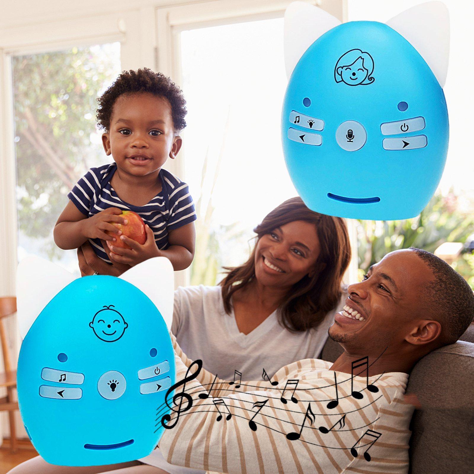 Wireless Baby Monitor Baby Portable Crystal Clear Cry Blue UK Plug