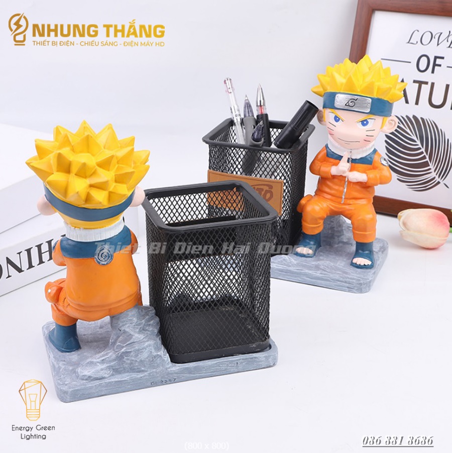 Ống Đựng Bút Siêu Dễ Thương Mô Hình Naruto Niệm Chú GL2237 - Trang Trí Căn Phòng Decor Vintage