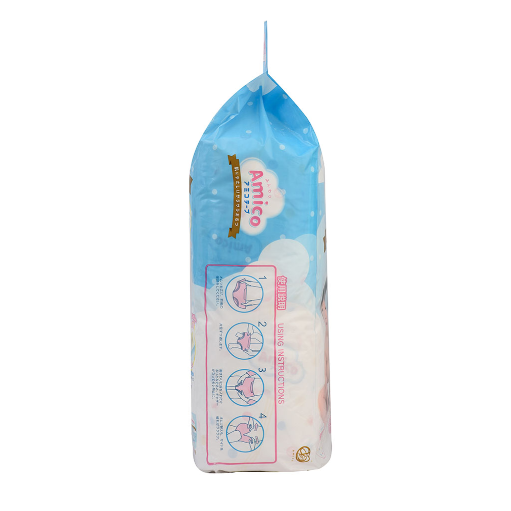 Bỉm - Tã quần Amico size M 58 + 6 miếng