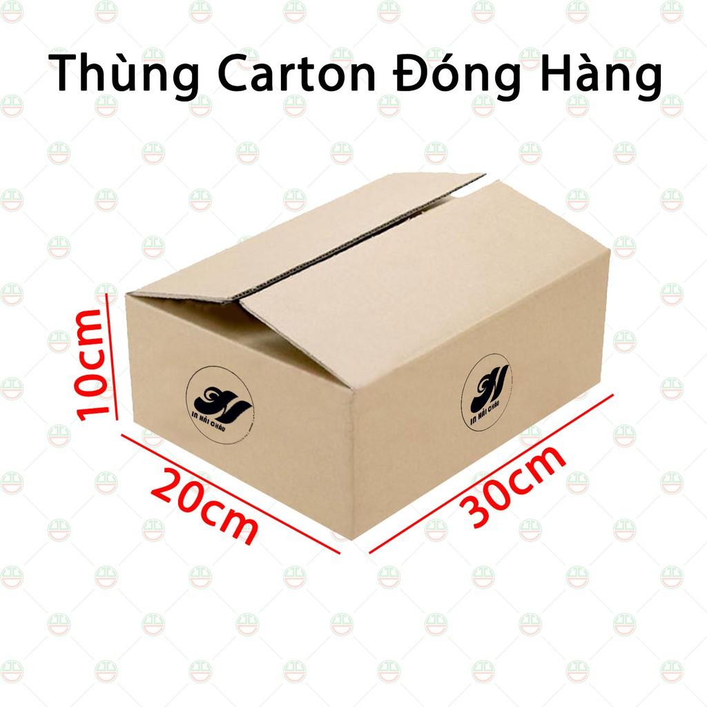 20 Hộp Carton, KT: 30x30x10cm, Hộp carton, Thùng carton, Hộp đóng hàng, Thùng đóng hàng, Hộp carton 3 lớp