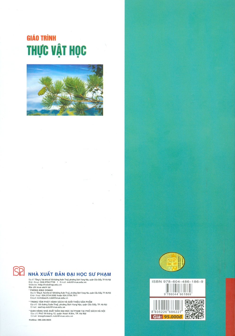 Giáo Trình Thực Vật Học - Trần Văn Ba, Nguyễn Thị Hồng Liên, Bùi Thu Hà (Đồng Chủ biên) - Nxb ĐHSP