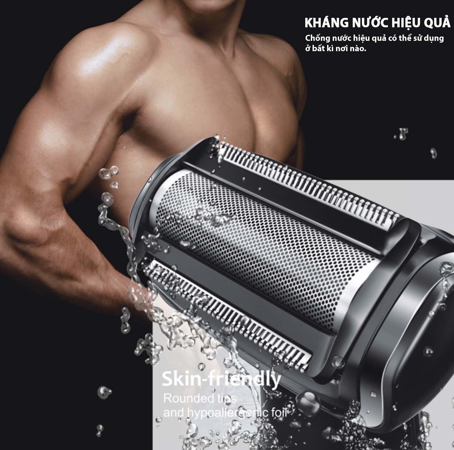 Máy cạo râu khô và ướt - Hàng Chính Hãng