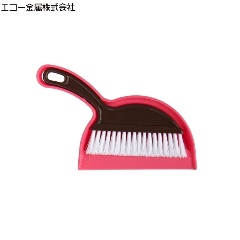 Bộ chổi &amp; xẻng hót rác Mini cán cong Echo - Hàng Nội Địa Nhật Bản