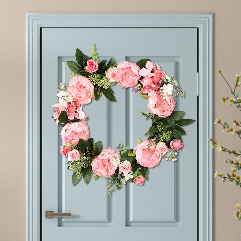 Artificial  Garland Front  Hanging Wreath