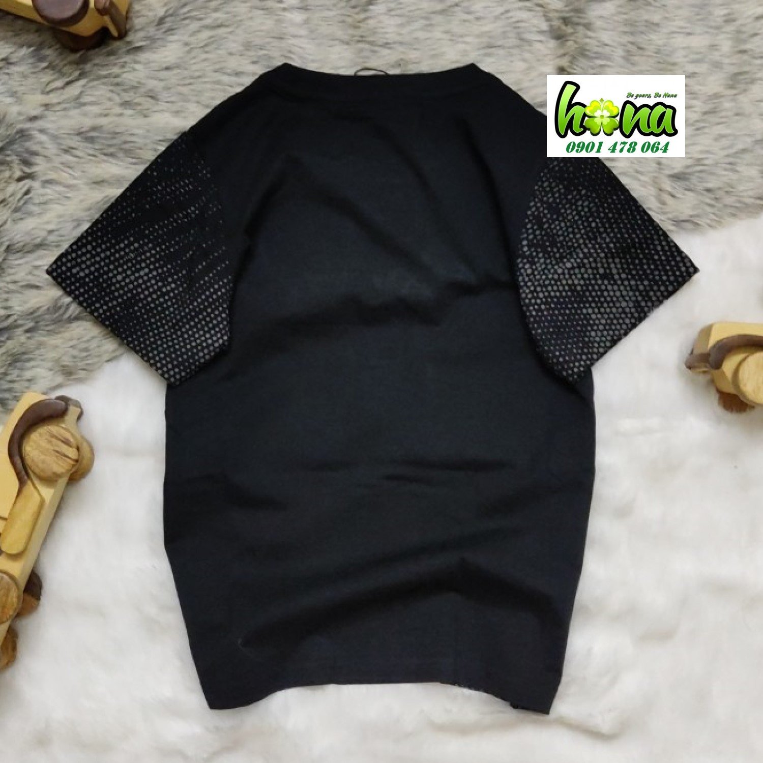 A0003226 Áo thun đen ngắn tay bé trai siêu đẹp, thun cotton 100%, từ 22-48kg