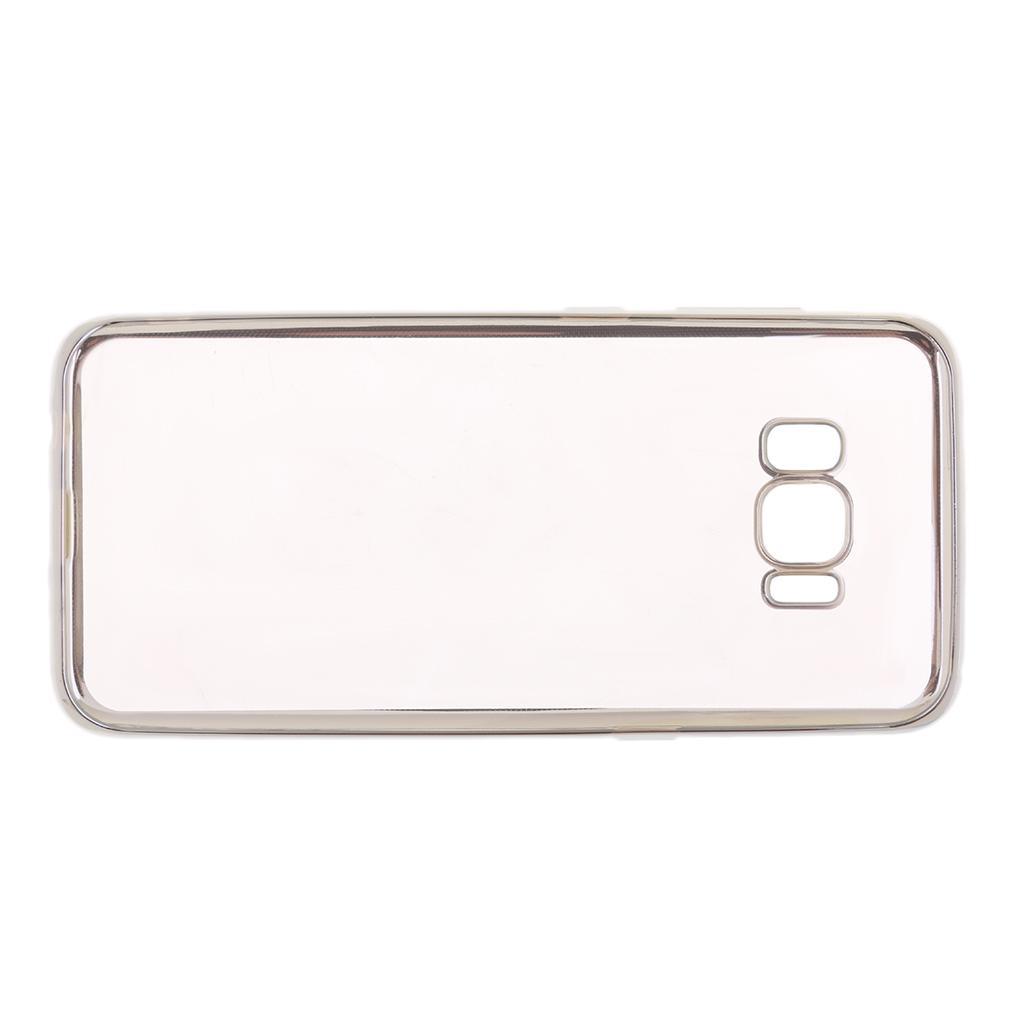 Shockproof Impact Resistant Protective TPU Shock Absorption Bumper Flexible Case for Galaxy S8 - Clear