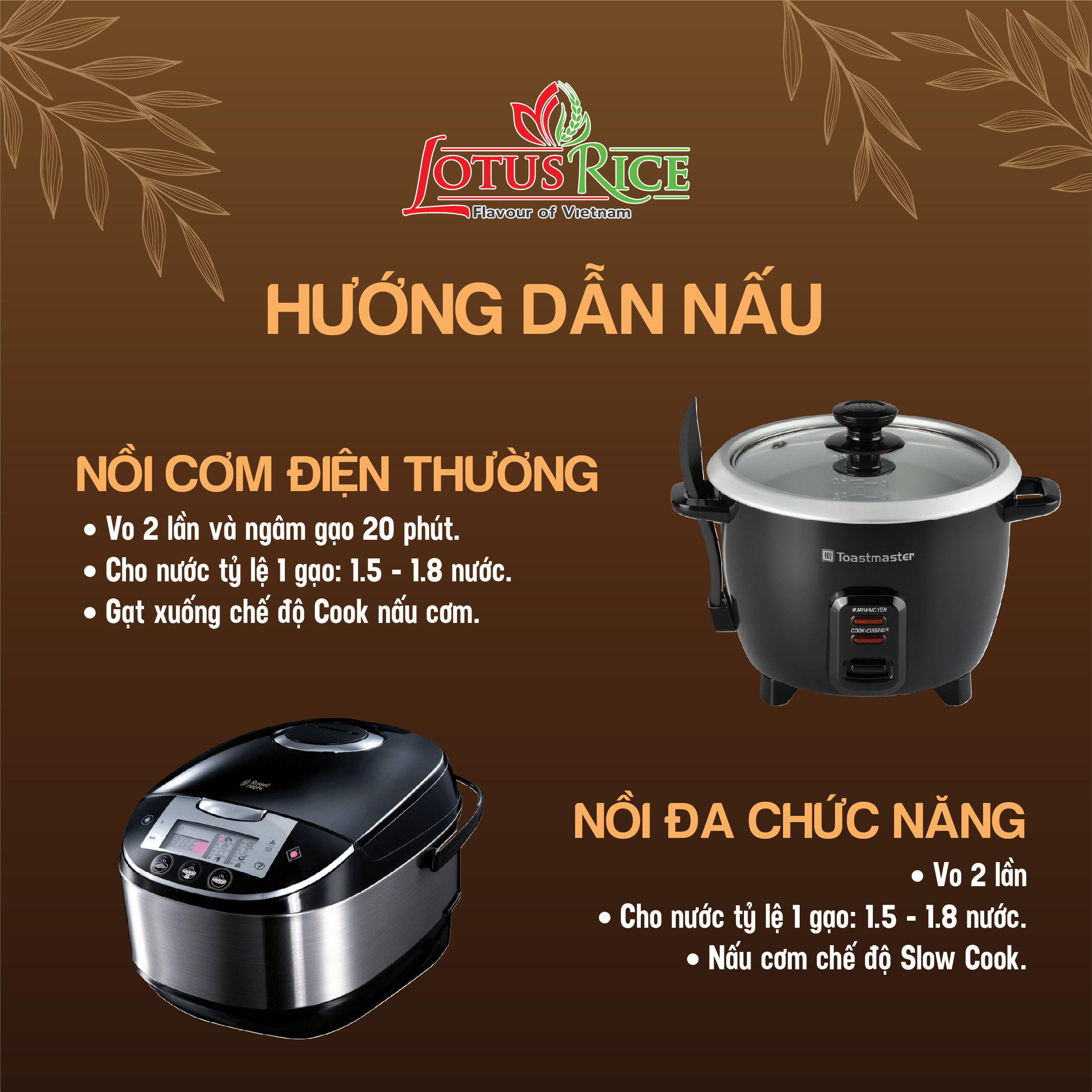 Gạo Lứt Nâu Lotus Rice 1kg - Tốt cho người ăn kiêng - Dễ ăn dễ nấu