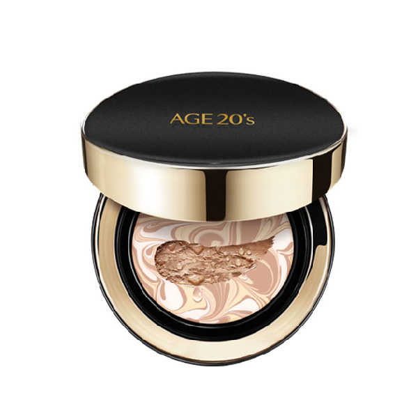 Phấn Lạnh Dưỡng Da Che Phủ Tốt Age20'S Signature Essence Cover Pact Intense Cover 21 Light Beige ( 14g X 2 Lõi )