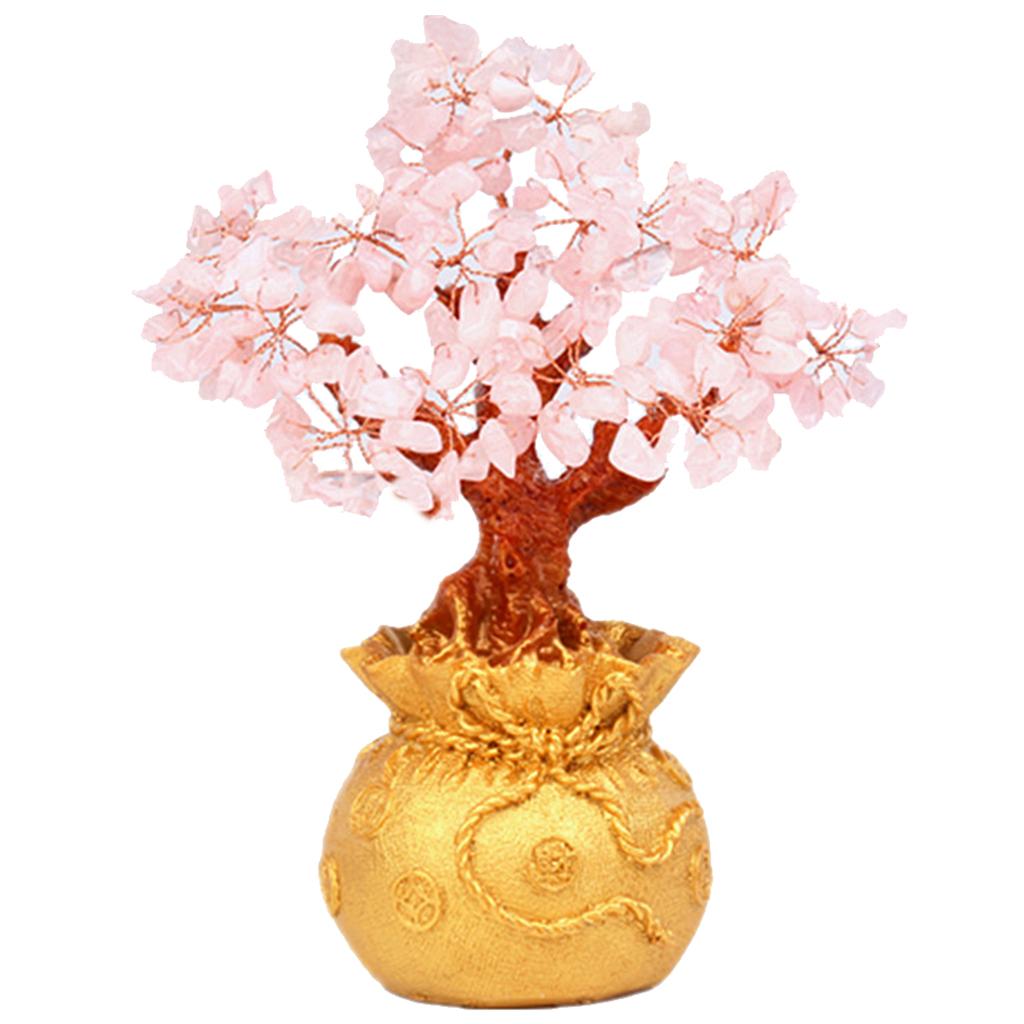Cây Pha Lê Mini Tiền Theo Phong Cách Bonsai Phong Thủy Mang Lại Sự May Mắn