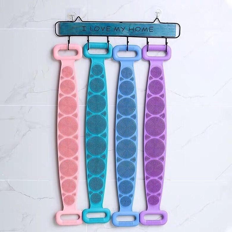️ ️ Dây Tắm Chà Lưng 2 mặt Bằng Silicone