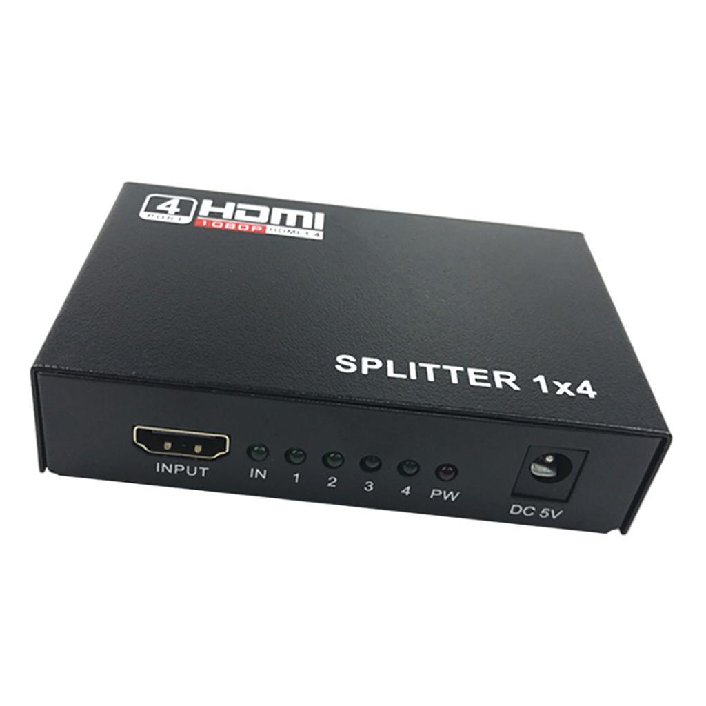 HDMI Switcher 1 input 4 output HD Support 4K HDMI Splitter Adapter EU for TV