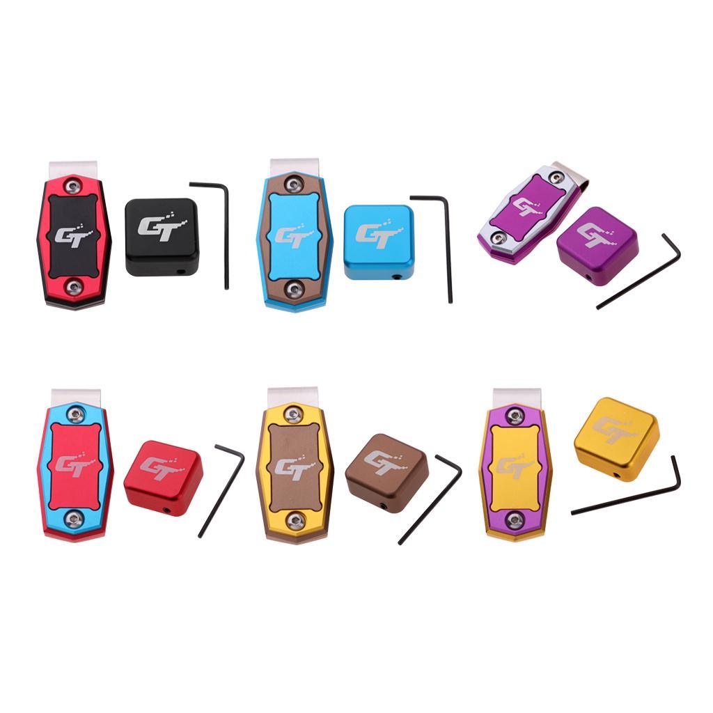 2 Pack Pool Chalk Holder - Magnetic Billiard Chalk Container & Belt Clip - Easy to Use