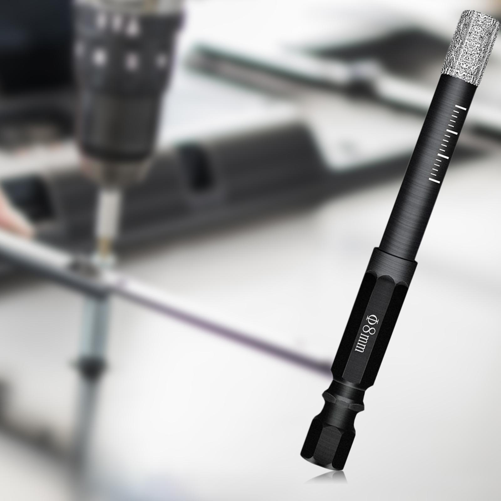 Diamond Dry Drill Bit Set for Stone Porcelain Granite 8MM+12MM