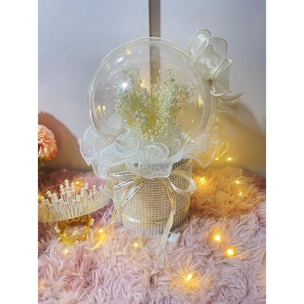 Hộp bóng trong suốt kèm babi khô