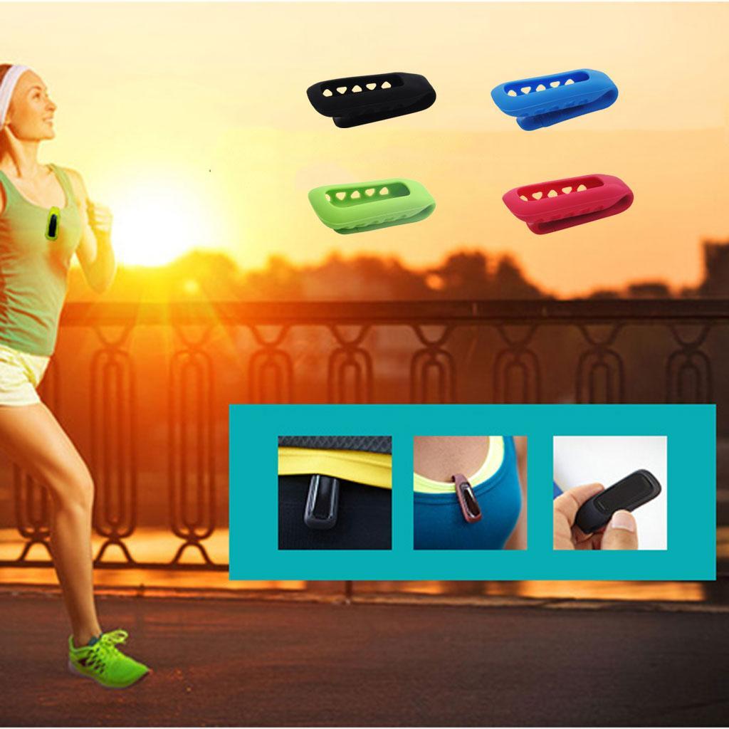 2x Silicone Rubber Clip Clamp Belt Holder Case Cover for One Black