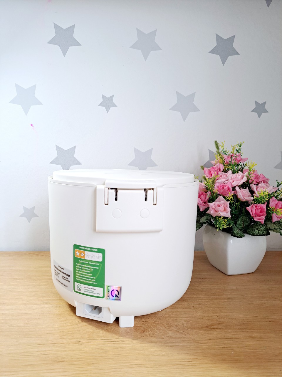 Nồi Cơm Điện Đa Năng Lock&Lock Bianco Donggeurami Rice Cooker 1L - EJR334IVY - Lòng Men Sứ - Hàng Chính Hãng