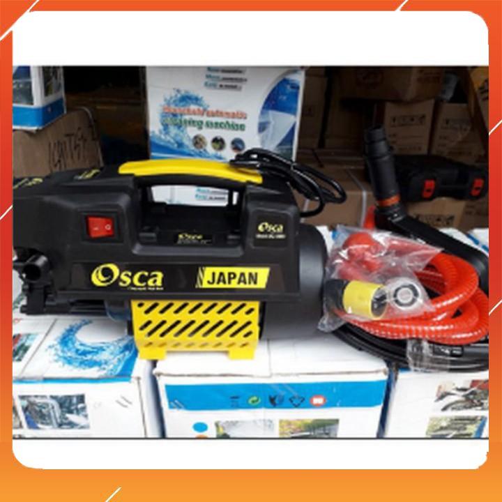 Máy rửa xe osca 2500W tặng bình tạo bọt,xịt rửa đa năng