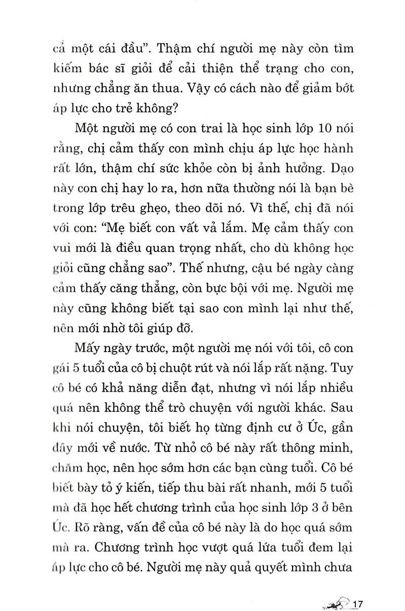 Áp Lực Của Trẻ