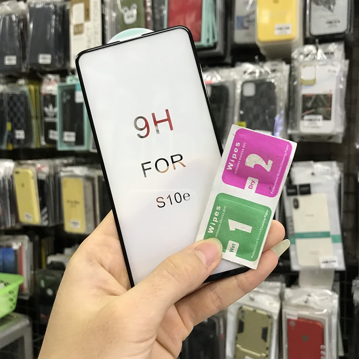 Tấm dán kính cường lực full màn hình 5D xịn dành cho SamSung Galaxy S10e, S10 Lite