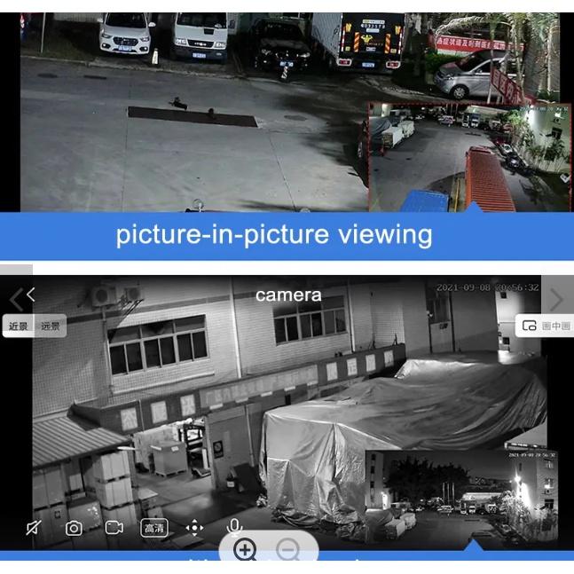 Camera Ngoài trời Có đèn báo PTZ YooSee 6.0Mpx 1 mắt cố định và 1 mắt quay 360 độ - Góc Rộng - Siêu Nét có Tiếng Việt - Hàng chính hãng