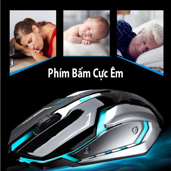 Bộ Bàn Phím Giả Cơ Và Chuột Led 7 Màu G20 - K1 + Tặng Kèm Miếng Lót Chuột