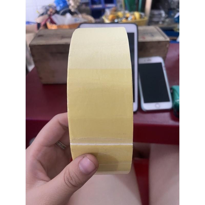 Băng Keo Dính Xốp Vàng 2 Mặt Bản 2.5 cm - 5 cm Giá Xưởng - Keo muốt vàng