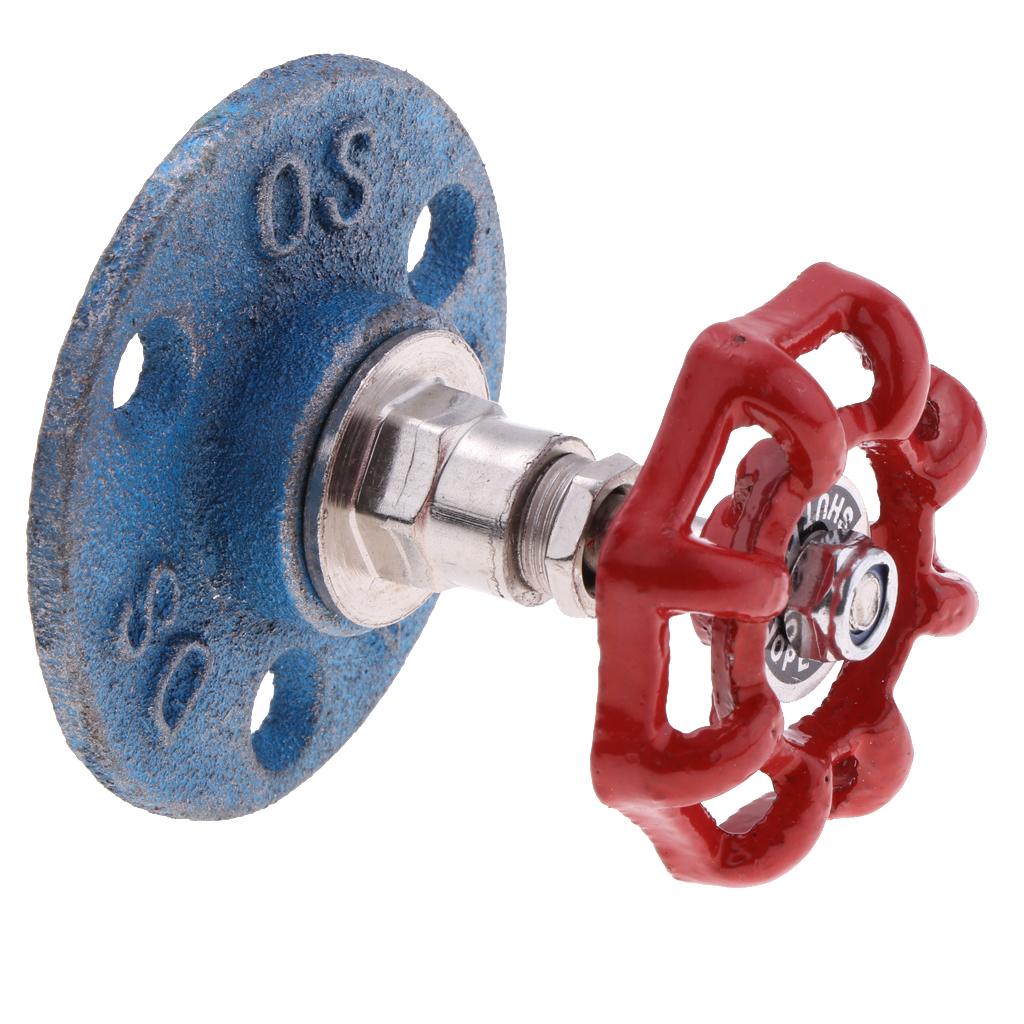 Industrial Rustic Wall Mounted Hand Wheel Hook Coat Hook Key Holder